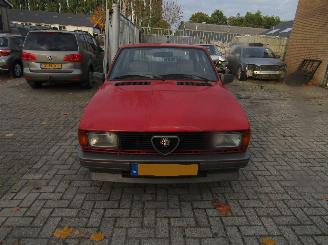 danneggiata veicoli commerciali Alfa Romeo Giulietta 1600 1984/1